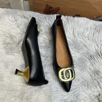 春夏新款 Y 668-1 时尚潮流气质设计感高跟细跟尖头单鞋