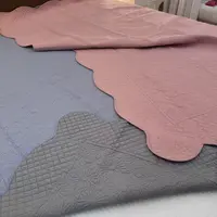 韩国外贸余单地垫沙发垫纯棉绗缝夹棉床盖防滑颗粒