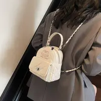 【粉丝专享】KT猫迷你双肩背包包女2025新款夏季小众设计单肩通勤包