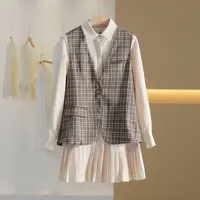 【半价q仓-唐长老自营】20631女装复古学院风甜美秋季连衣裙MSL