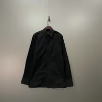 95新 Givenchy/纪梵希 （jp）226 黑色腰带长袖衬衫 37码