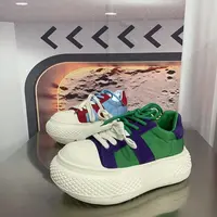 150-20春夏新款2025圆头系带韩版简约休闲板鞋潮流百搭ins