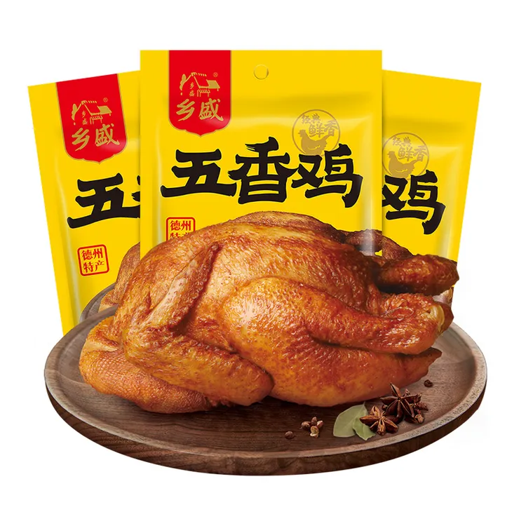 德州老字号扒鸡-乡盛五香/麻辣鸡 即食扒鸡db