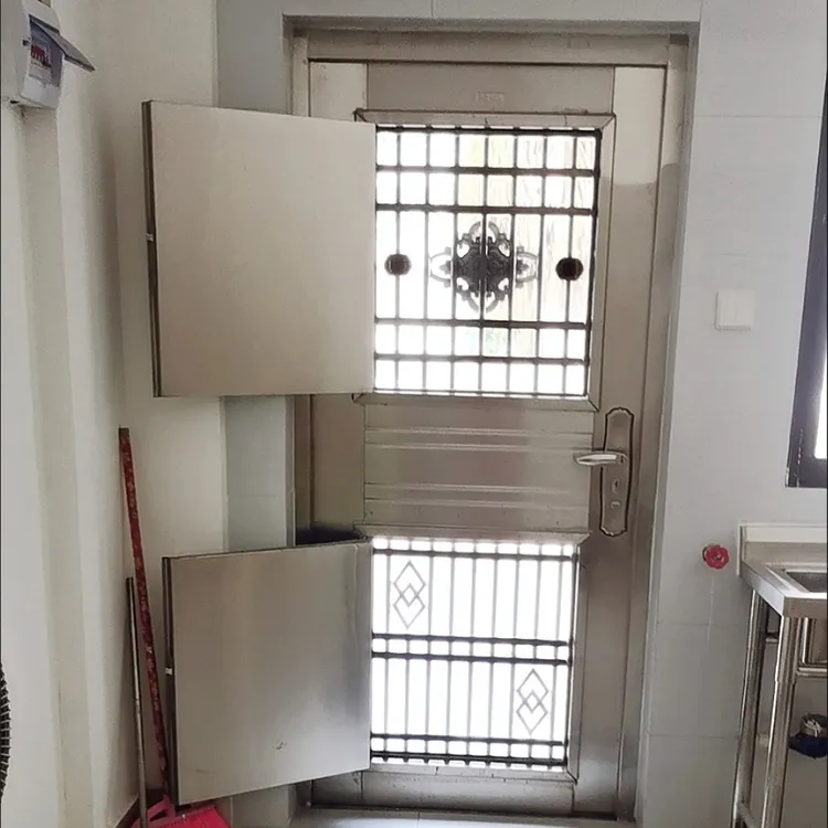 304加厚家用不锈钢防盗门通风窗门中门进户门四季通用定制