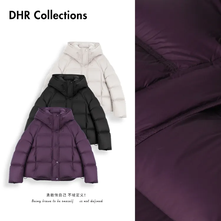 豆豆10【豆腐块】90白鸭绒面包服保暖连帽羽绒服百搭外套-250925DY