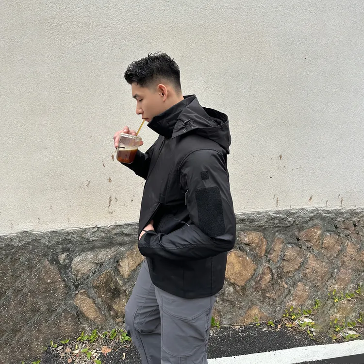 军鸟XT系列二代战术夹克防水春秋硬汉显壮冲锋衣户外黑色硬壳外套