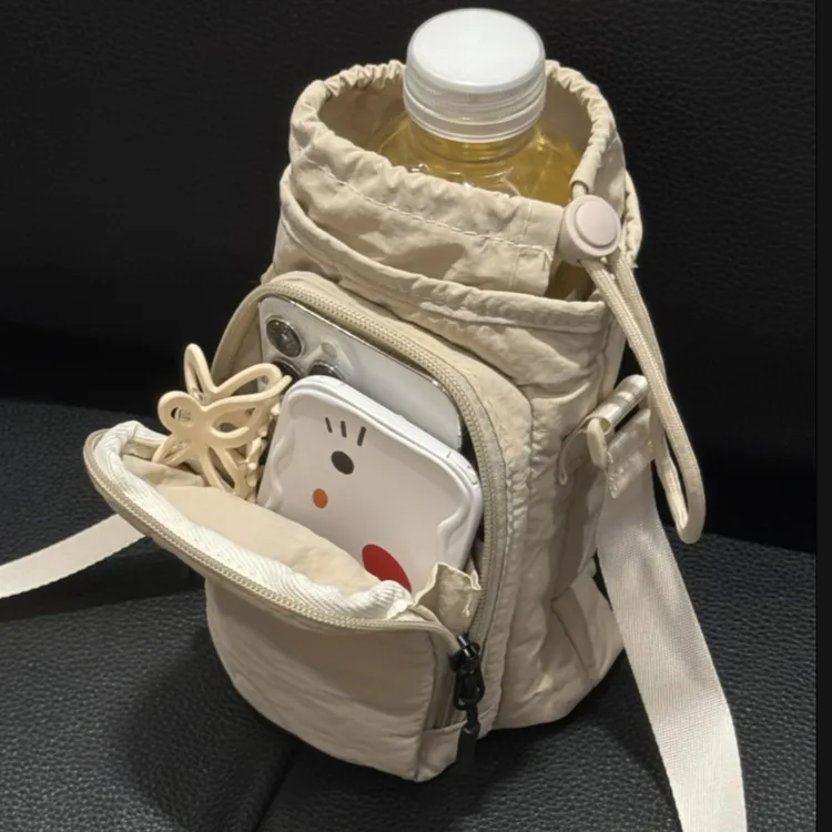 ONE 小众设计斜挎单肩水壶包手机包防水瑜伽包跑步运动户外便携包