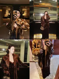 朱小姐原创设计 中古系列毛毛外套 240331