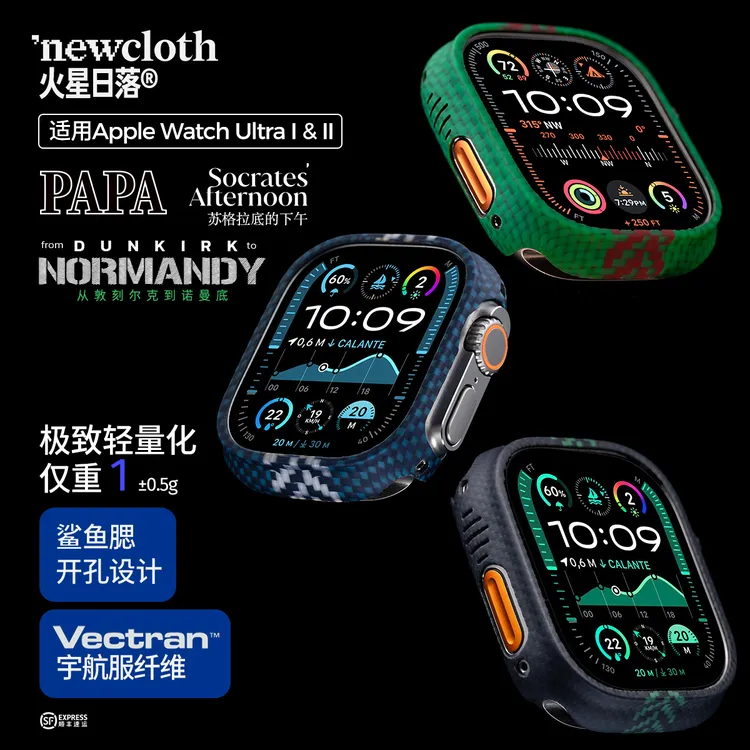 达人-newcloth火星日落 诺曼底/PAPA/苏格拉底 适用苹果Watch表壳