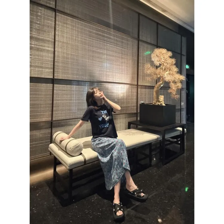 （MY）BETTERJOELAY-【温馨小花】时尚可爱百搭小清新半身裙GG0241