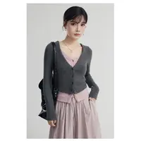 【6517】大码女装胖mm春季长袖T恤百搭设计感显瘦假两件上衣