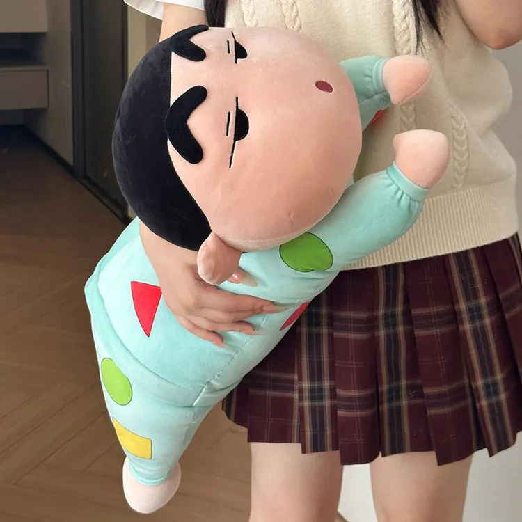 爆款蜡笔小新玩偶可爱抱枕睡觉毛绒玩具公仔女生生日礼物