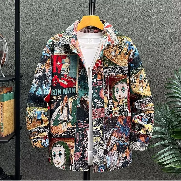 Ajay夏季沙滩亚马逊欧码大码外贸短袖花衬衫男（福利款）