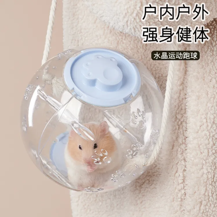 仓鼠跑球跑轮滚轮运动球水晶户外球金丝熊松鼠用品跑步球滚球商品图