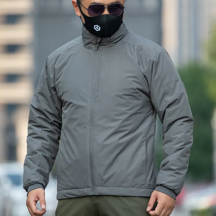 昂垦新款热反射棉服男士冬季户外外套保暖棉衣防风御寒内胆冲锋
