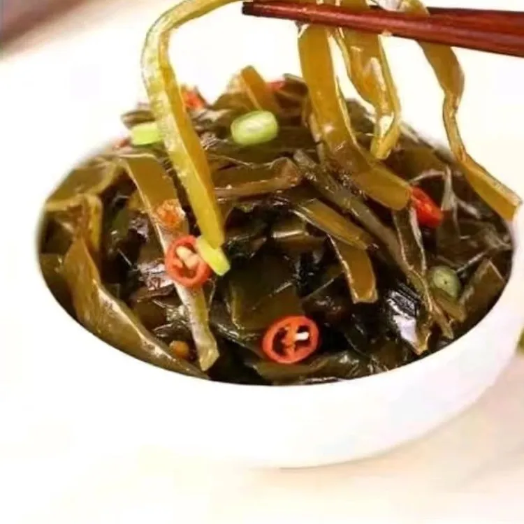 开袋即食鲜香海带丝微辣口味开胃营养早餐