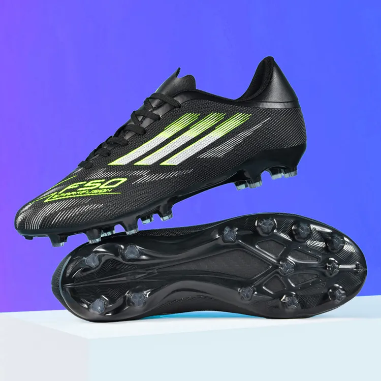 猎鹰F50透气足球鞋ag长钉碎钉草地足球训练鞋学生青少年成人男女