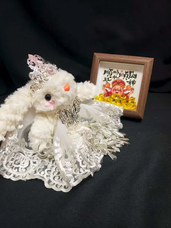 【保两只】DIY精品毛绒垂耳兔包包可爱挂件礼物情人节礼物生日礼物