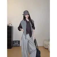 【披肩】韩系简约黑白条叠穿披肩