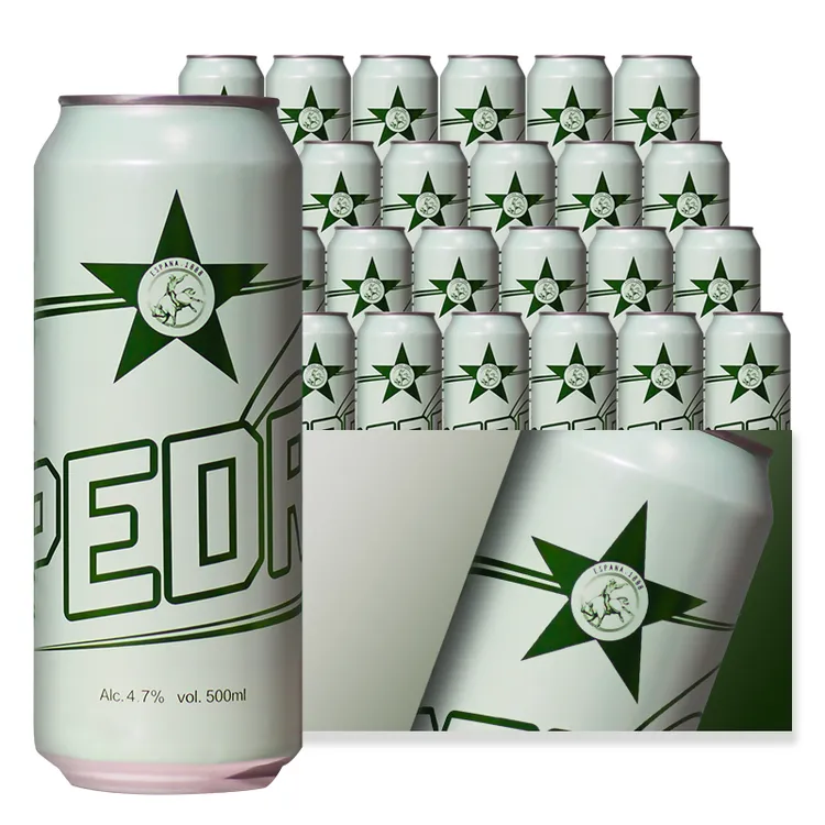 佩德罗拉格啤酒西班牙原装进口精酿啤酒500ml罐装整箱黄口感纯正