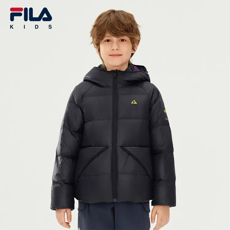 【斐乐儿童】25冬季时尚百搭保暖潮流亲子双面穿羽绒服K52B543907
