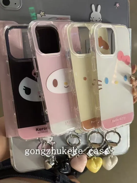 日韩可爱卡通三丽鸥适用苹果16Promax手机壳vivo华为oppo小米15女