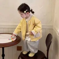 【彩虹家】2025秋款女童韩系卡通外套灯笼套装-66095