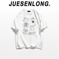 款140-设计感小众宽松港味时尚多巴胺穿搭短袖t恤