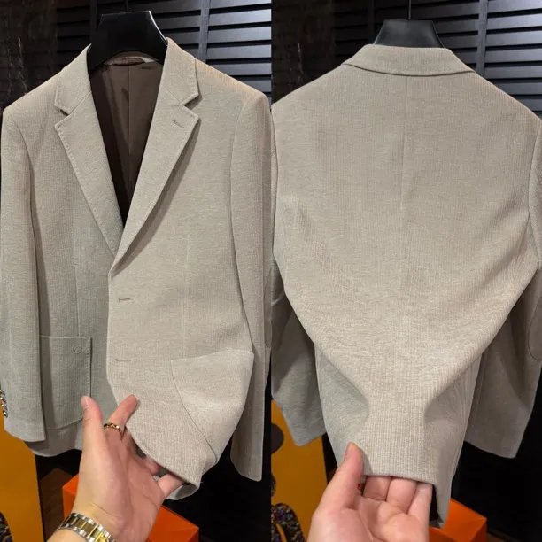 7522欧货男士西装上衣青春潮流时尚百搭款西服秋季男装