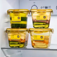 韩国DAERE食品级高硼硅玻璃保鲜盒密封耐高温可进烤箱洗碗机