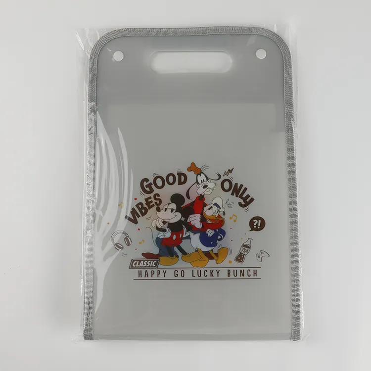 卡通A4文件袋大容量多层竖款手提便携风琴包资料分类收纳册