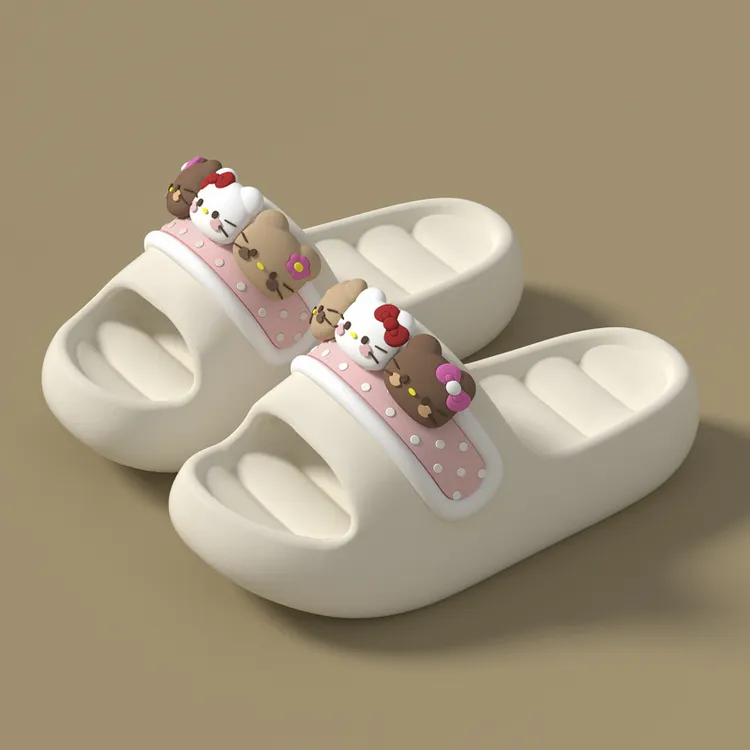 厚底踩屎感凉拖鞋女夏季2025新款室内居家居卡通可爱防滑拖鞋外穿