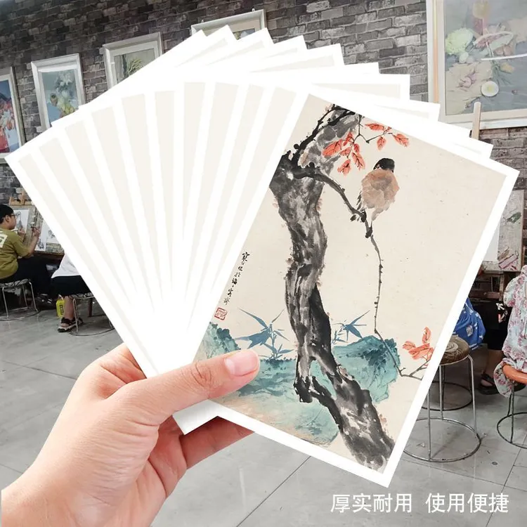 〔国画临摹卡江寒汀花鸟篇单片〕大师级高清印刷名家精选成品40张