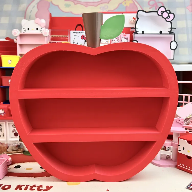 【柜】kt迷你微缩kitty摆件3D打印白膜pla桌面置物摆件崽崽柜奶油鹅