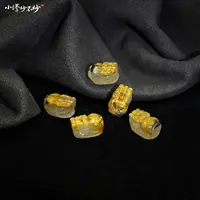 【缪老师严选】SJ2606鸿运齐天蛊强化板/钛晶貔貅吊坠 多样性发其一