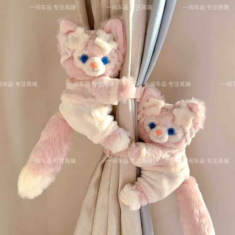 【重磅新品】玲娜贝儿窗帘绑带毛绒公仔窗帘扣可爱少女心卧室装饰