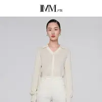 IMM尹默【星线好物】春季气质长袖针织开衫针织衫女
