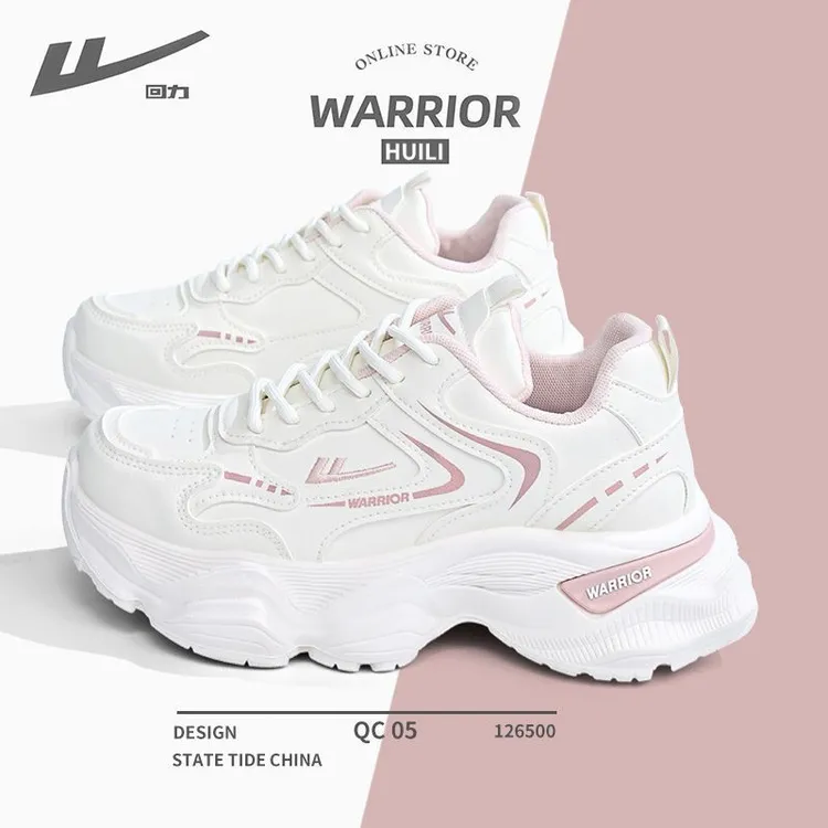 回力女鞋2025秋季新款透气休闲跑步运动鞋百搭厚底增高轻便老爹鞋