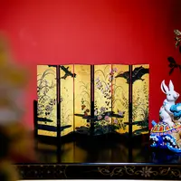 【本尼家】福袋-《游山念》桌面屏风装饰摆件*1