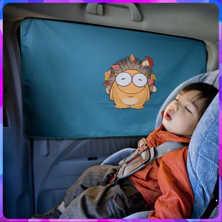 侧窗遮阳帘汽车遮阳帘车用遮阳挡车内隔热防晒窗帘车载侧窗磁吸遮