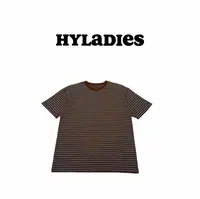 HYLADIESWEAR  『极简撞色』条纹设计感宽松慵懒随性百搭时尚T恤
