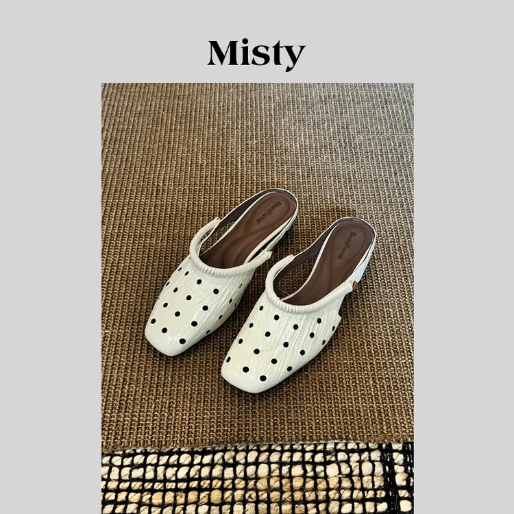 Misty 森屿女鞋|3cm|夏季爆款复古设计师气质高颜值中跟凉鞋女