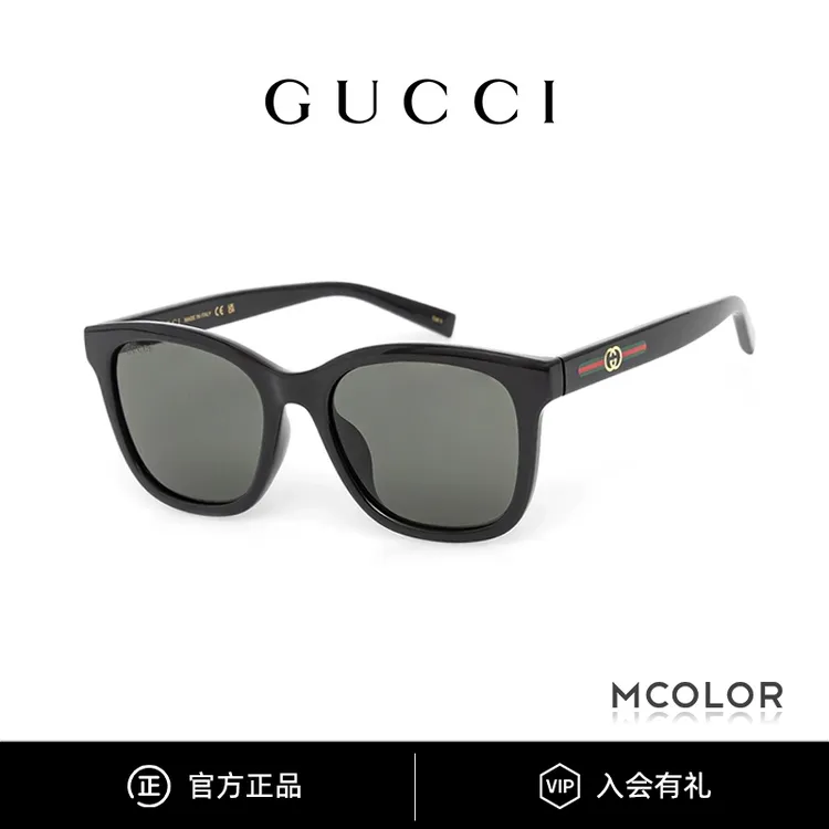 GUCCI/古驰墨镜时尚复古方框遮阳太阳镜防紫外线显脸小GG1984SK商品图