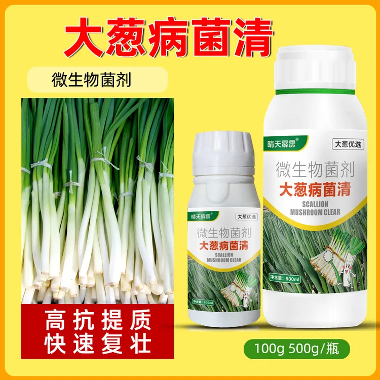 大葱病菌清大葱干尖病锈病黑斑病软腐病烂根病叶枯病灰霉病水溶肥