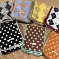 【冯七七】秋季新款设计感点点围巾