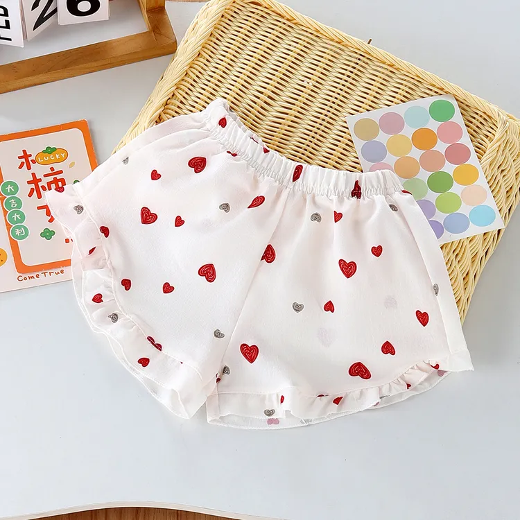 女童短裤PP裤2025新款百搭可爱公主风宝宝短裤PP裤薄款凉爽透气