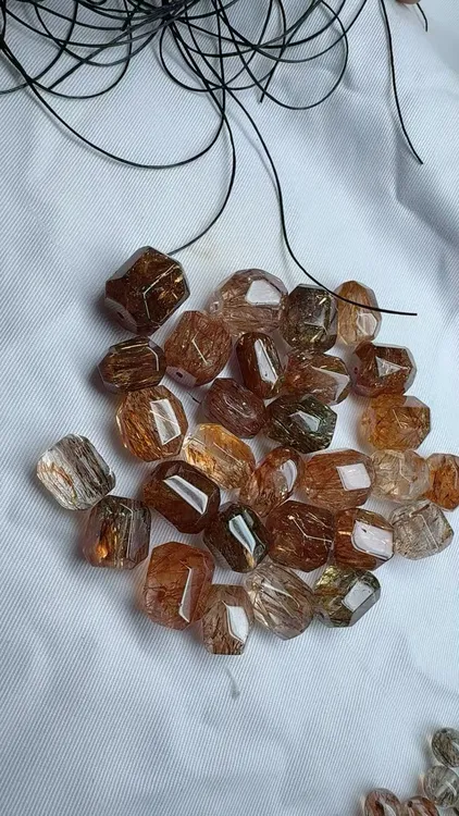 非金属莫桑石吊坠 水晶单珠时尚男女【已打孔no退no换】