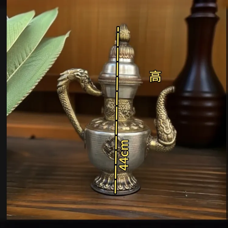 少数民族风格手工铜茶壶家居装饰摆件