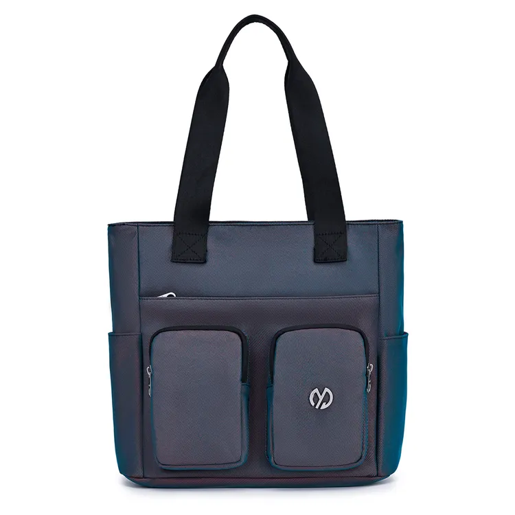 EVB2516防脏纯色拉链双根日韩水洗单肩包简约风斜挎包防水