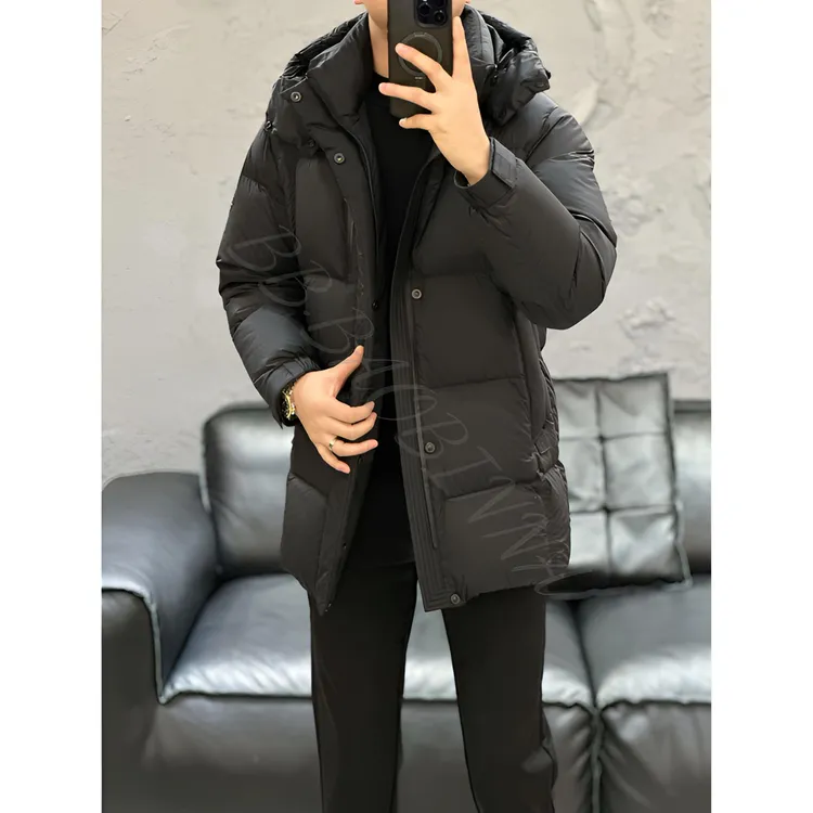 小野· 男装 | 鸭绒系列‘男士高订轻奢（连帽可拆卸）羽绒服F76